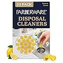 Farberware Garbage Disposal Cleaner Tablets - Disposal Cleaner and Deodorizer for Kitchen Sink Drain, Citrus Garbage Disposal Deodorizer, Sink
