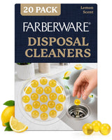 Farberware Garbage Disposal Cleaner Tablets - Disposal Cleaner and Deodorizer for Kitchen Sink Drain, Citrus Garbage Disposal Deodorizer, Sink