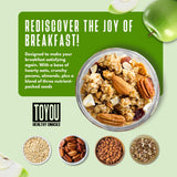 ToYou Snacks Granola, Dried Fruit and Granola Cereal, Gluten Free, Vegan, Healthy Snacks for Adults and Kids, Breakfast Cereal with Protein and Fiber