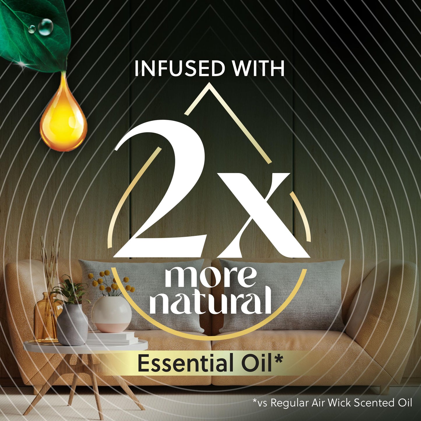 Air Wick Plug In Scented Oil Refills, Sweetgrass + Sandalwood, Air Fresheners for Home Long Lasting, Room Fresheners,Air Freshener Plug In, Essential