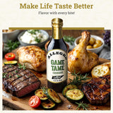 ALLEGRO The Marinate Everything Marinades, Perfect for Meat & Veggies, Grilling, Roasting & Cooking, Kosher & Gluten-Free, Game Tame, 12.7 oz