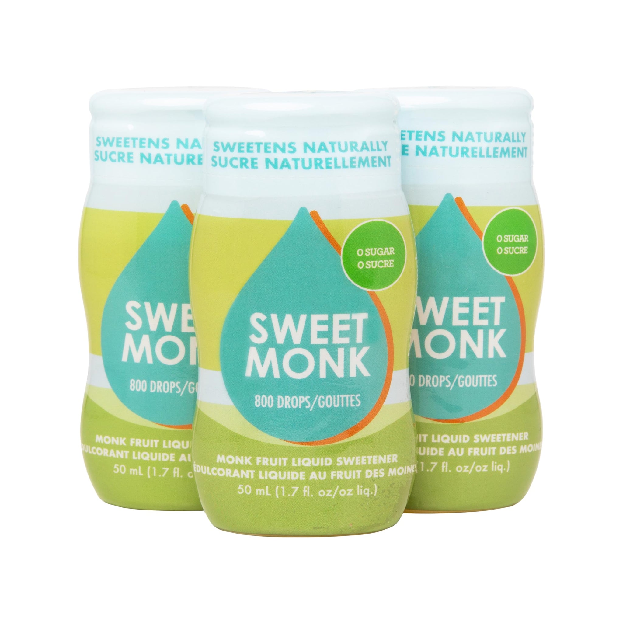 SweetMonk - 100% Pure Original Monk Fruit Sweetener Liquid Sugar Substitute - 50ml | No Water Added MonkFruit Extract | 0 Calorie Keto Friendly