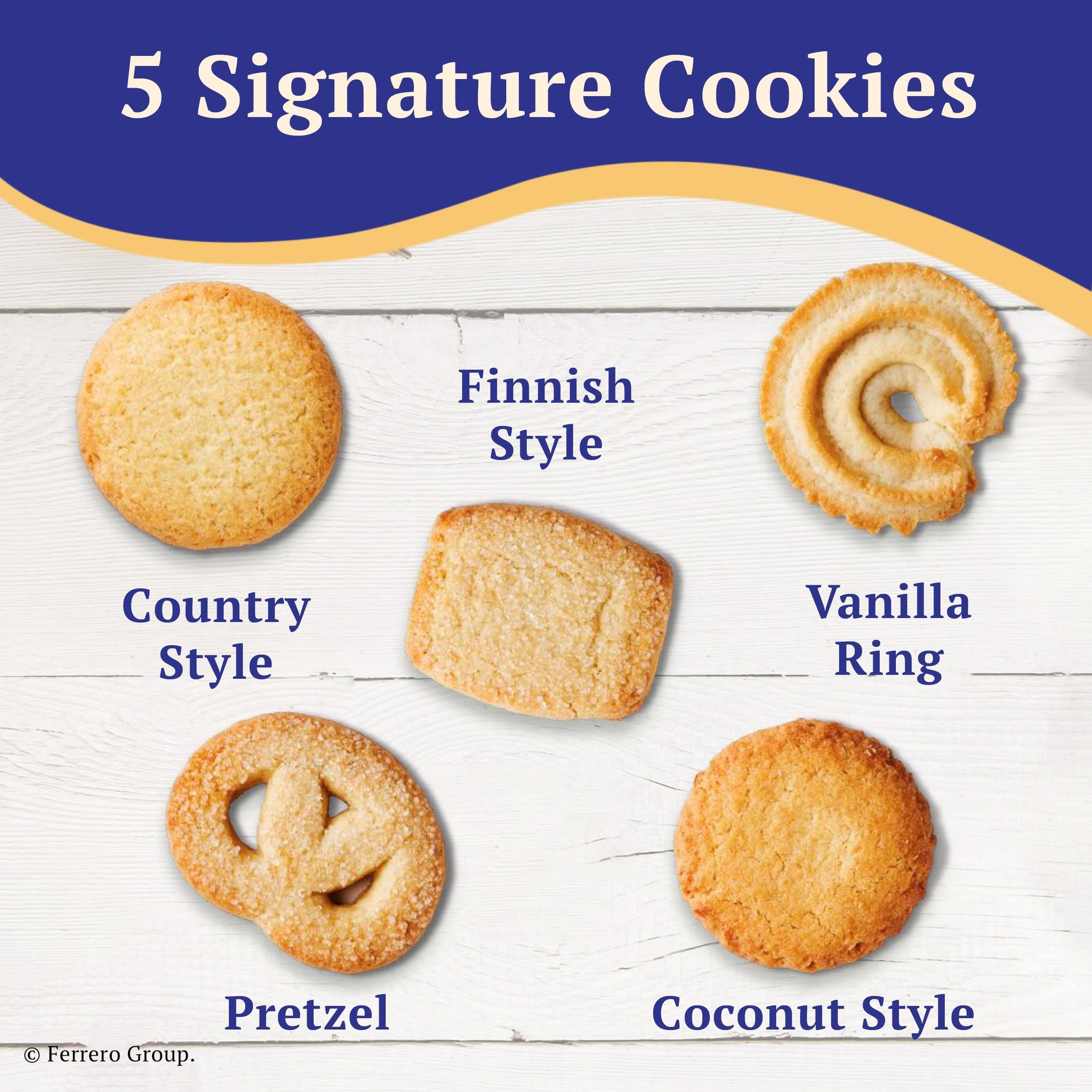 Royal Dansk Danish Butter Cookies, Premium Assorted Cookies Made with Real Butter, Great for Sharing and Hosting, 24 oz