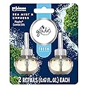 Glade PlugIns Refills Air Freshener, Sea Mist & Cypress, Scented and Essential Oils for Home and Bathroom, 0.67 Fl Oz, 2 Count