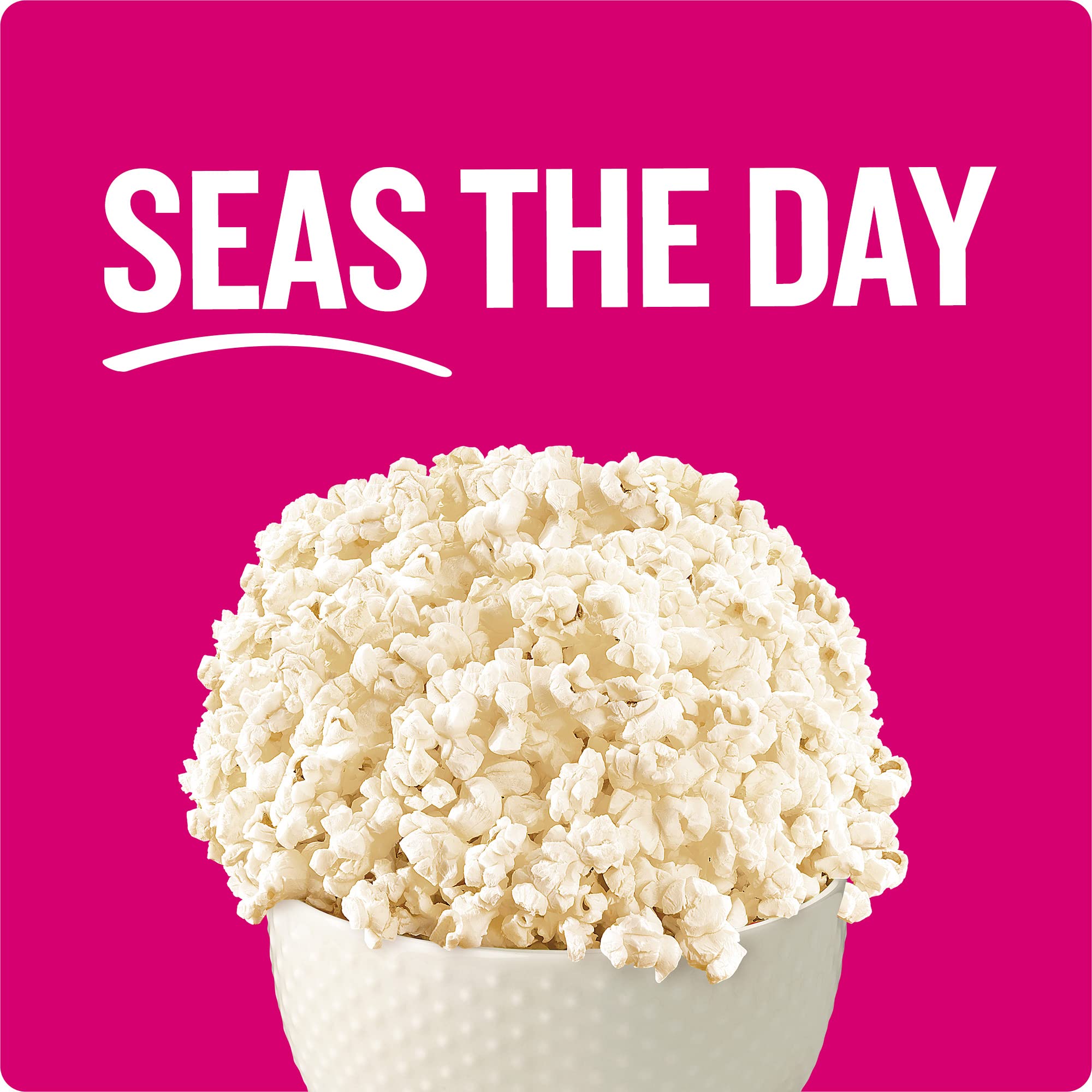 Angie's BOOMCHICKAPOP Sea Salt Microwave Popcorn, (6) 3.29 oz. bags