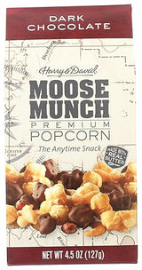 Harry & David Dark Chocolate Moose Munch Popcorn 4.5 oz Box