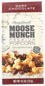 Harry & David Dark Chocolate Moose Munch Popcorn 4.5 oz Box