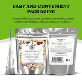Nelson's Tea - Butterscotch Pie - Caffeine-Free - Herbal Loose Leaf Tea - Green rooibos, Honey bush tea, Peanuts, Butterscotch chips, Milk