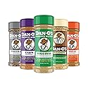 Dan-O’s All Star Seasoning Variety Pack - 5 Bottle Set - Original, Cheesoning, Preem-O, Cajun & Tac-O - All Purpose Spice Blends for Meat, Seafood