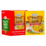 Grace Fish Flavored Soup Mix 1.59oz - Pack of 12 - Authentic Jamaican Fish Tea Made with Cod, Haddock & Pollock - Caribbean Fish & Seafood Stock Mix