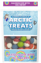 Kaleidoscope Bites Freeze-Dried Fruity Candy Puffs, 4 Ounce (Pack of 1), Wild Berry, Sugar Candy