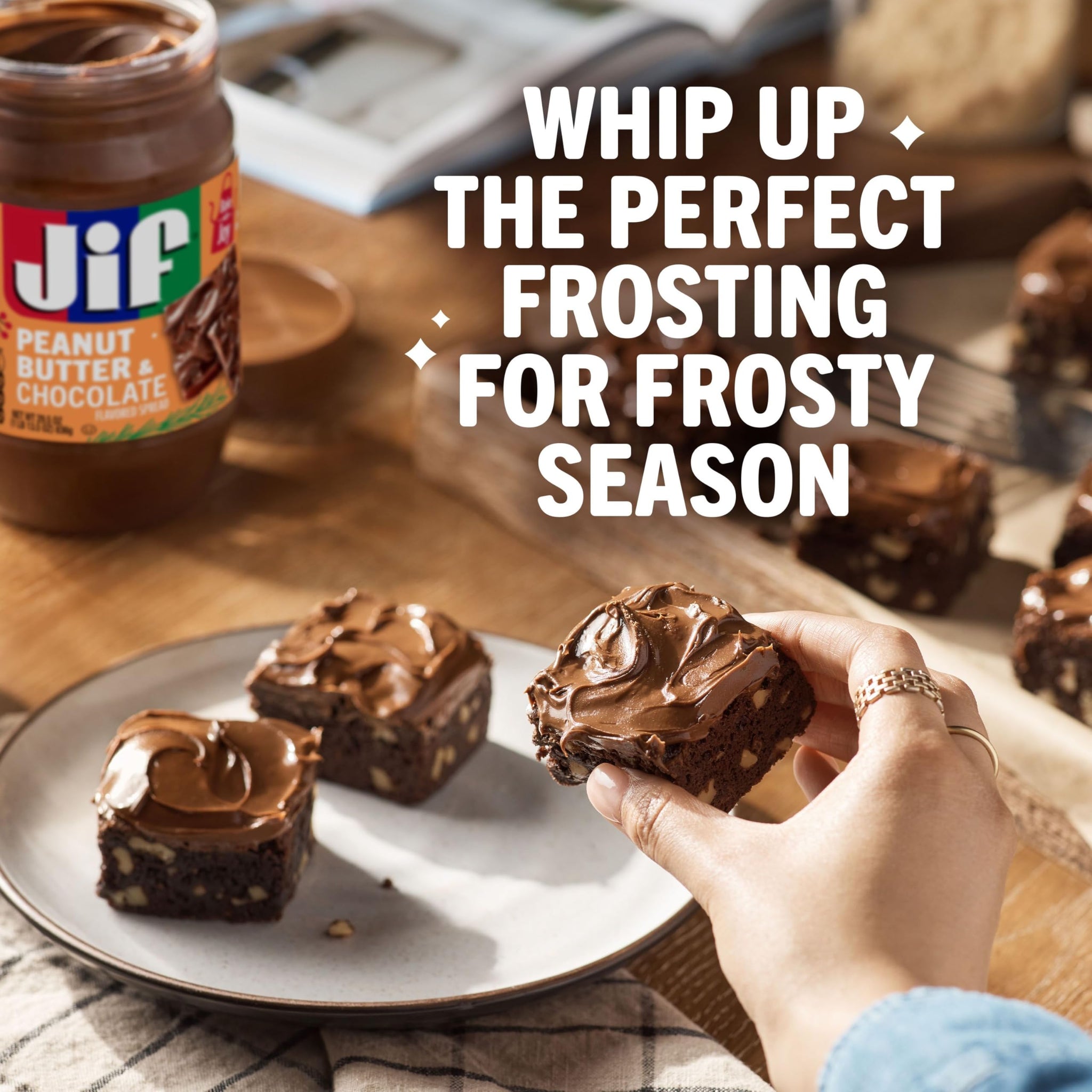 Jif Peanut Butter & Chocolate Flavored Spread, 29.5 oz Jar