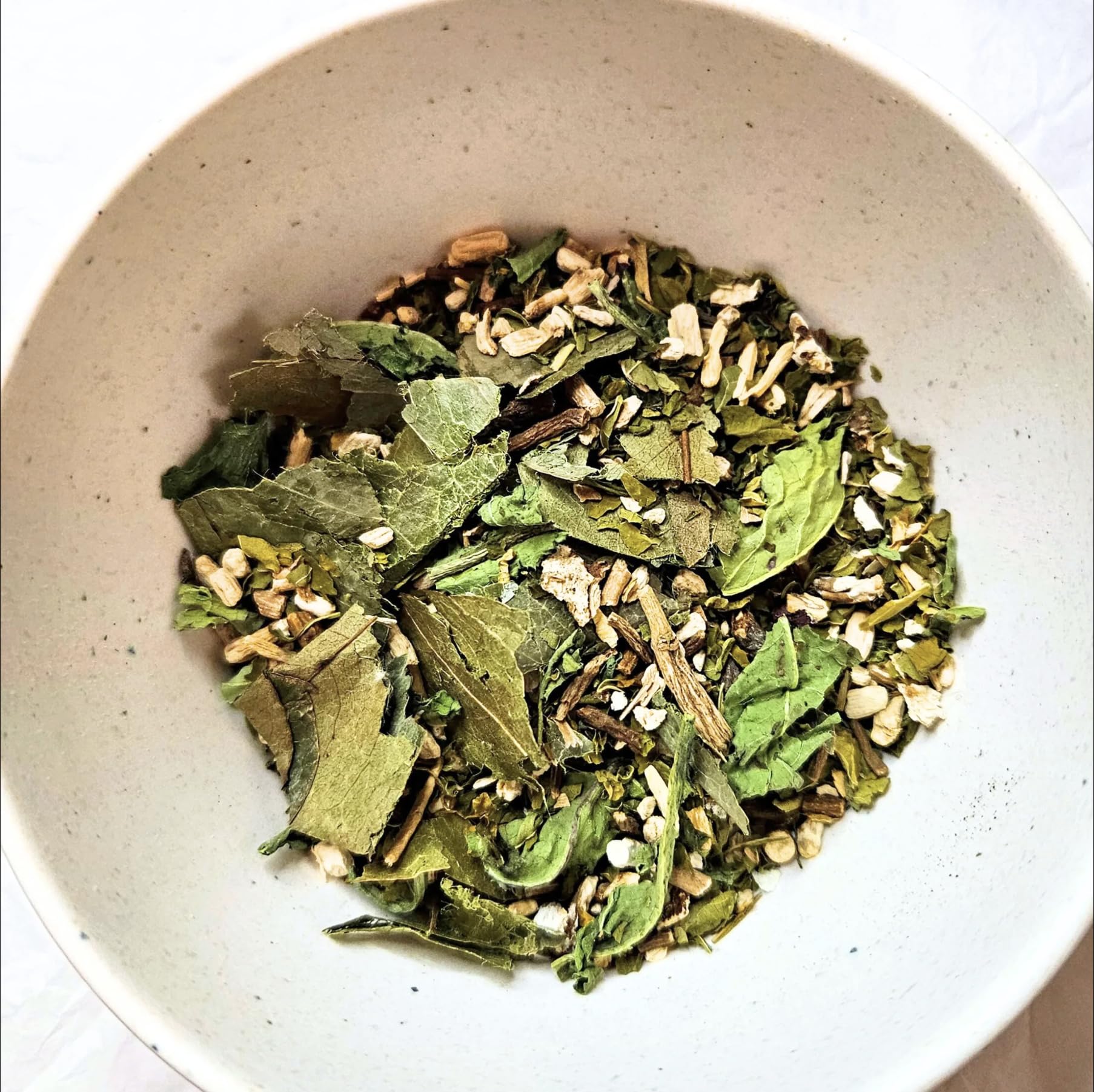 The Good Village Co. Adaptabili•Tea Loose Leaf Herbal Tea, Caffeine Free Botanical Blend with Ashwagandha, Eleuthero, Skullcap, Moringa, Dandelion