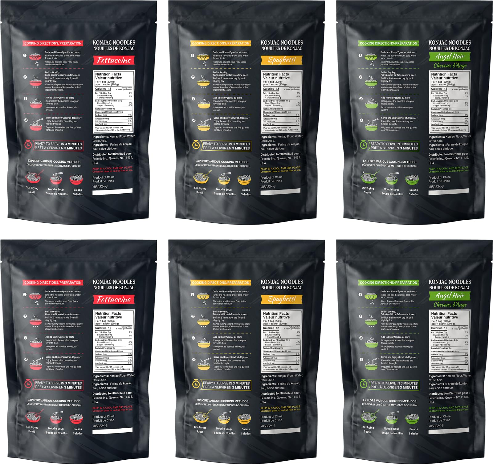 52USA Konjac Shirataki Noodle, Low Carb Pasta 52.8 Oz (1500 g), Keto and Paleo Friendly, Low Calorie, Sugar Free, Vegan, Ready to Eat, Gluten Free