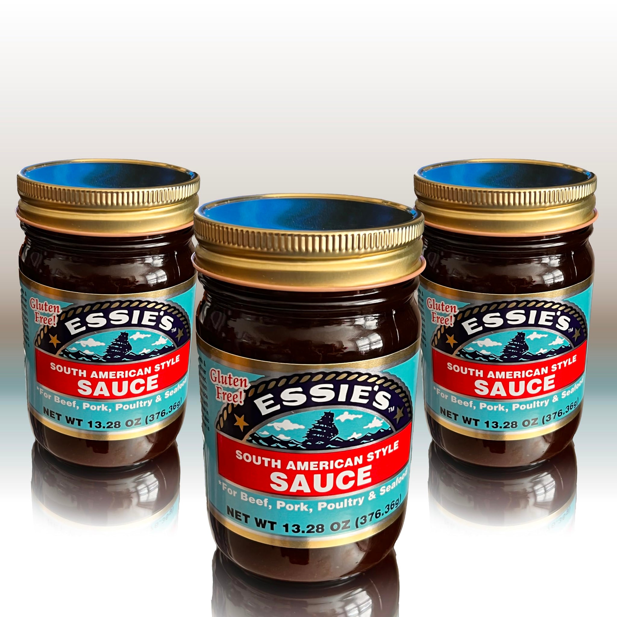 Essie's South American Style Sauce (Original) Bold and Tangy - Gluten Free Marinade for Steak, Pork, Seafood & More - Family Recipe Since 1968 from