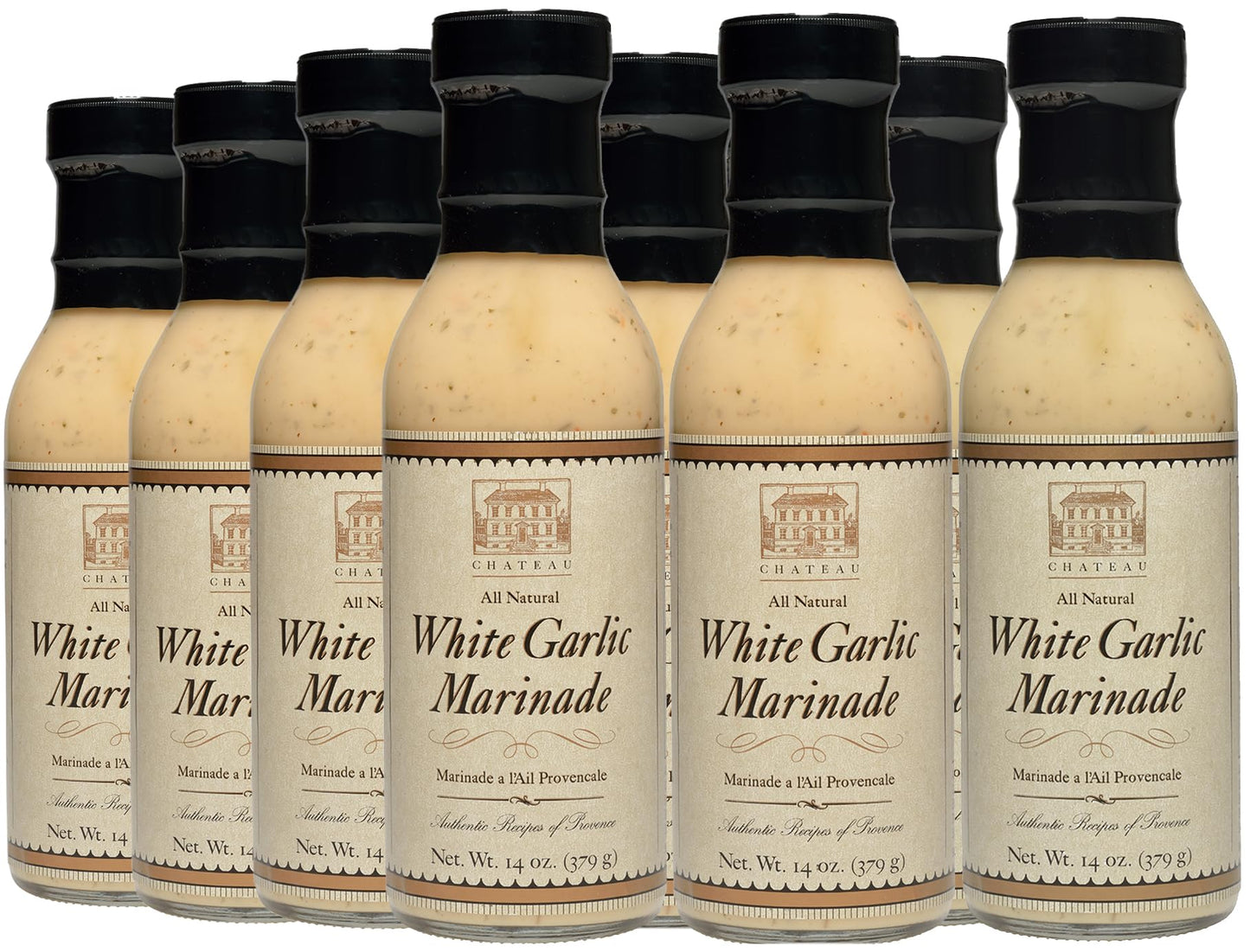 Chateau White Garlic Gluten Free Marinade, 12oz (12 Pack)