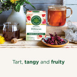 Traditional Medicinals Organic, Hibiscus Tea - Supports Normal Heart Health & Cardiovascular Wellness - Kosher, Non-GMO, Caffeine-Free, Compostable