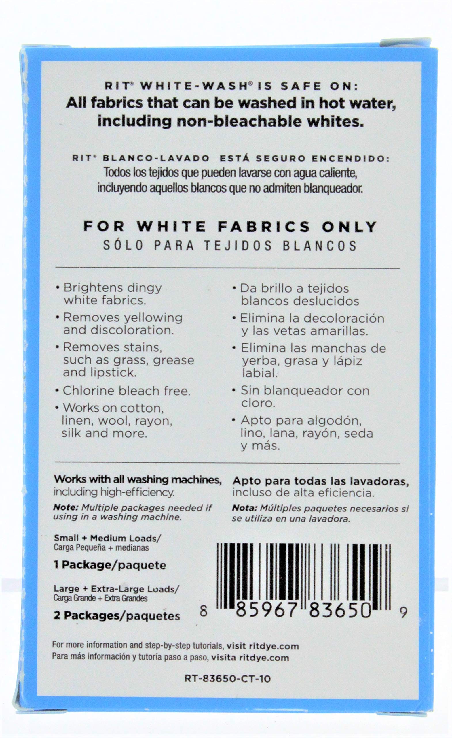 Rit Powder White Wash 1 7/8 Ounces