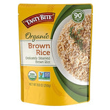 Tasty Bite Organic Brown Rice, 8.8 Ounce, Ready to Eat, Microwavable, Vegan, Gluten-Free