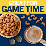 PLANTERS Deluxe Honey Roasted Whole Cashews, Party Snacks, Plant-based Protein, 2 oz Bags (Pack of 15)