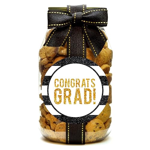 Nam's Bits Chocolate Chip Cookies - Graduation Congratulations Quart Jar - CGBG