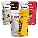 Monkey Brittle Healthy Snacks, Crispy Plant-Based Treats for Kids & Adults, Vegan & Gluten-Free, All-Natural Snack for School, Sports, Camping