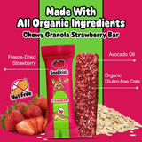 Snakkidz Organic Chewy Granola Bars for Kids, Allergen-Free, Nut-Free, Gluten-Free, Low Sugar Snack Bars Made with Avocado Oil, Individually Wrapped