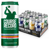 Functional Hydration Drink for Golfers - COURSE RECORD Variety Pack - Electrolytes, Calm Energy & Focus - Healthy Sports Drink - 12-Pack (12oz Cans)