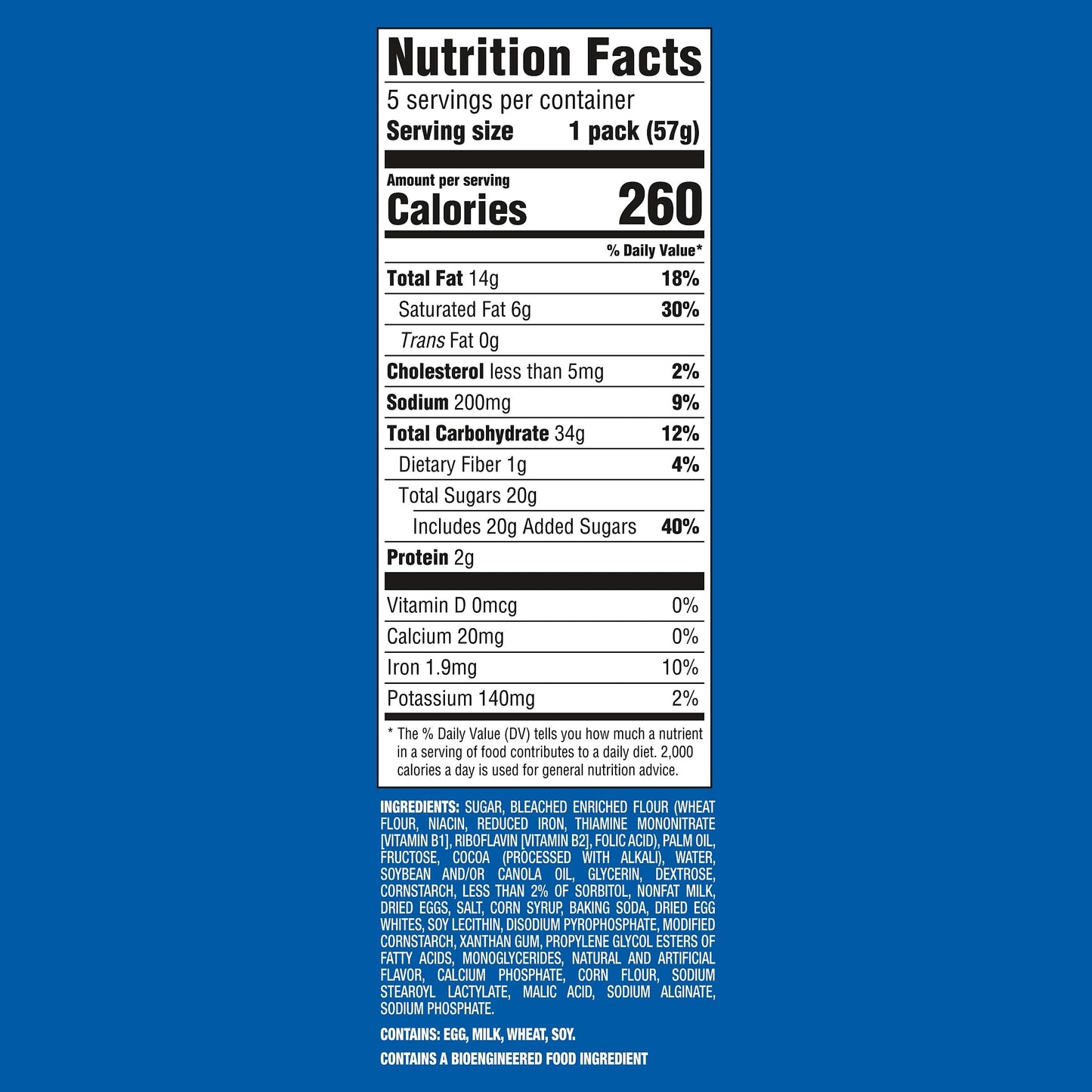 OREO Cakesters Double Chocolate Soft Snack Cakes, 5 - 2.02 oz Snack Packs