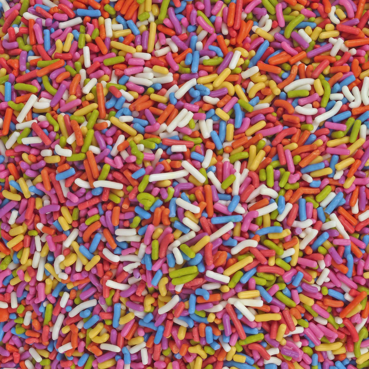 A Great Surprise Dye-Free Rainbow Sprinkles - 1.6 Pounds - Natural Vegan Baking Toppings with No Artificial Dyes or Flavors - Non-GMO Jimmies