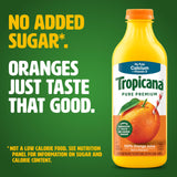 Tropicana Pure Premium 100% Orange Juice, No Pulp, Calcium and Vitamin D, 46 fl oz