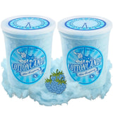 CHOCOLATE STORYBOOK Gourmet Flavored Cotton Candy - Unique Idea for Holidays, Birthdays, Gag Gifts, Party Favors (Blue Raspberry, 1.75 oz Each