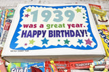 RETRO CANDY YUM ~ 1939 87th Birthday Candy Gift Box From Childhood for 87 Year Old Man or Woman Born 1939