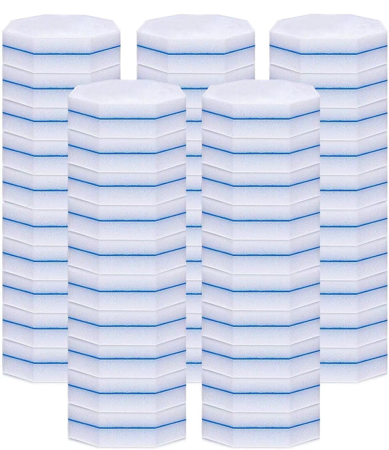 50 Count Toilet Brush Heads Compatible Most Wand Refills