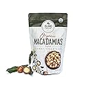 Island Harvest Unsalted Organic Macadamia Nuts - 100% Hawaiian Unsalted Macadamia Nuts are Keto Friendly, All-Natural and Non-GMO, Dry Roasted Nuts