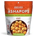 AshaPops Chili Flavored Popped Water Lily Seeds, 1 oz (Pack of 1) - Gluten-Free, Vegan, Paleo, Nut-Free, Corn-Free, Soy-Free, Non-GMO, Delicious