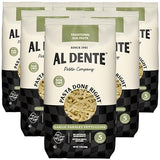 Al Dente Garlic Parsley Fettuccine - All-Natural Egg Pasta. Delicious, Gourmet, And Versatile. Traditional Pasta Noodles Made With Cage-Free Eggs