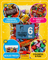 Big Mama Candy Goodie Bag Mix 4 lb Bulk Assorted Wrapped Variety