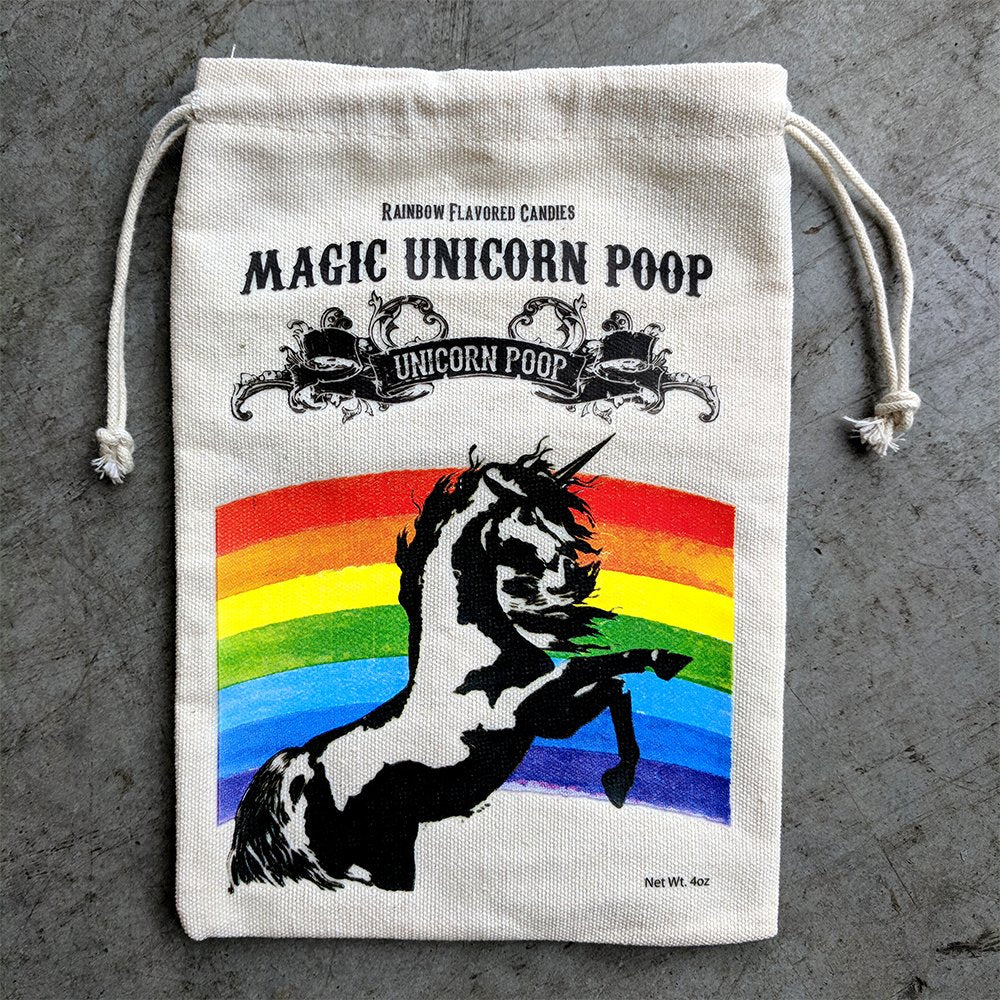 Unicorn Poop - Magical Unicorn Poop Candy Pouch (4oz) Gift Bag