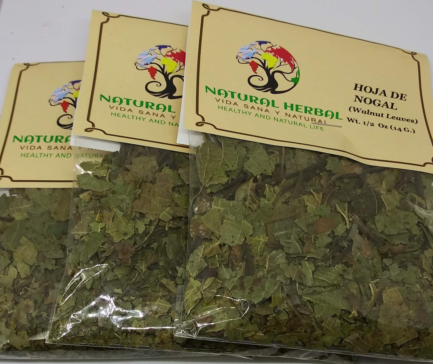 Hoja de Nogal/Walnut Leaves 1/2 OZ (14 G) pack of 3