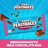 MrBeast Feastables Milk Chocolate Combo Pack, 20 Count, King Size Milk Chocolate & Milk Crunch Bars, Crispy Rice Candy, 2.1oz Each