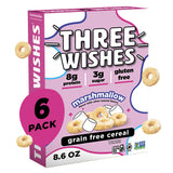 Three Wishes Grain-Free Protein Breakfast Cereal - 8g Protein and 3g Fiber - Healthy, Low-Sugar Breakfast Cereal, Gluten Free, Vegan-Friendly, Non-GMO