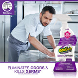 OdoBan Professional Disinfectant and Odor Eliminator Ready-to-Use Spray, Made in the USA, Lavender Scent, 4-Pack, 32 Ounces Each