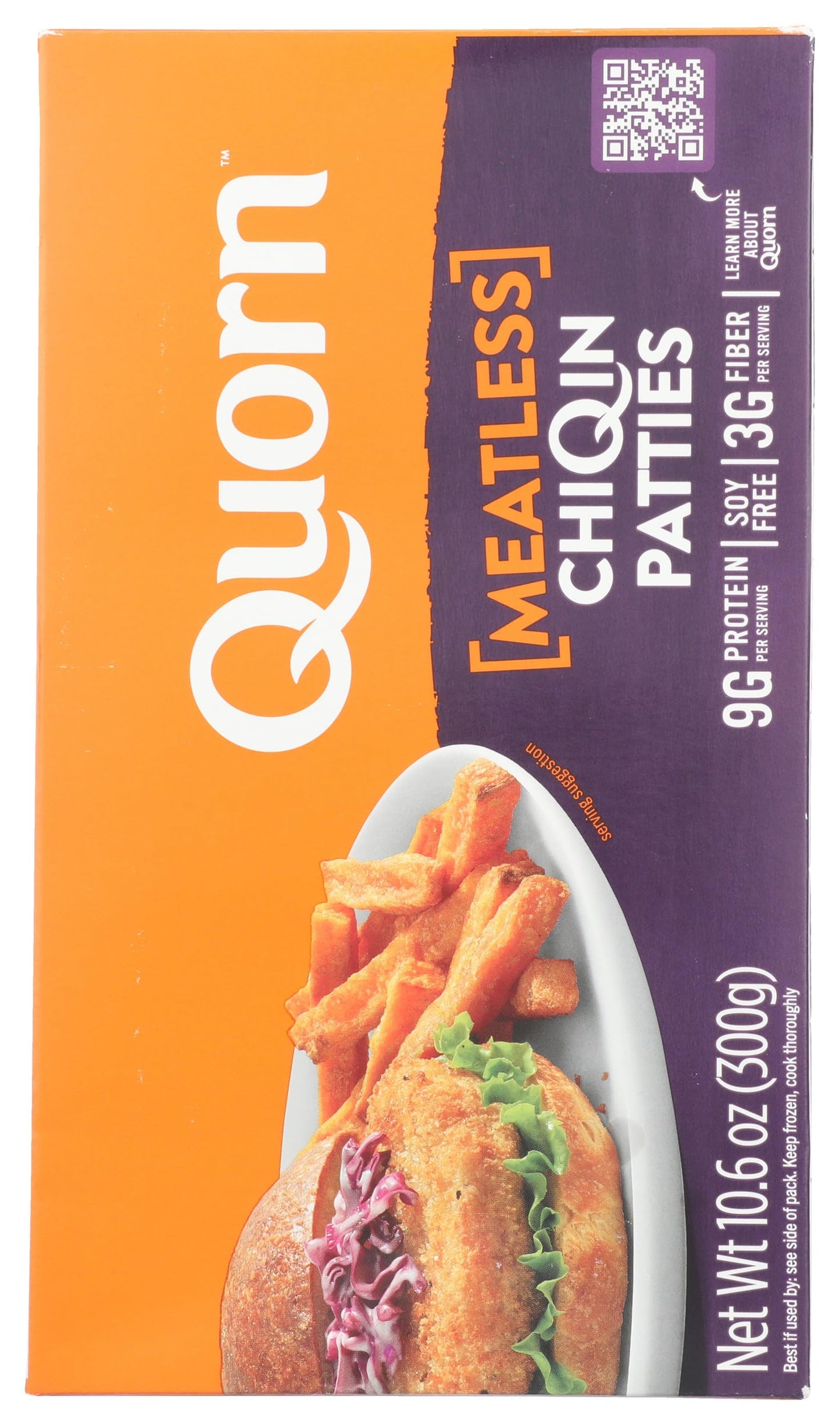 Quorn Meatless Patties, 10.6 OZ