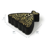 Genuine Fred Night Scrub Moth Kitchen Sponges - Set of 2 Moth-Shaped Sponges with Celestial Gold Metallic Details - Triple-Layer Design - Cute