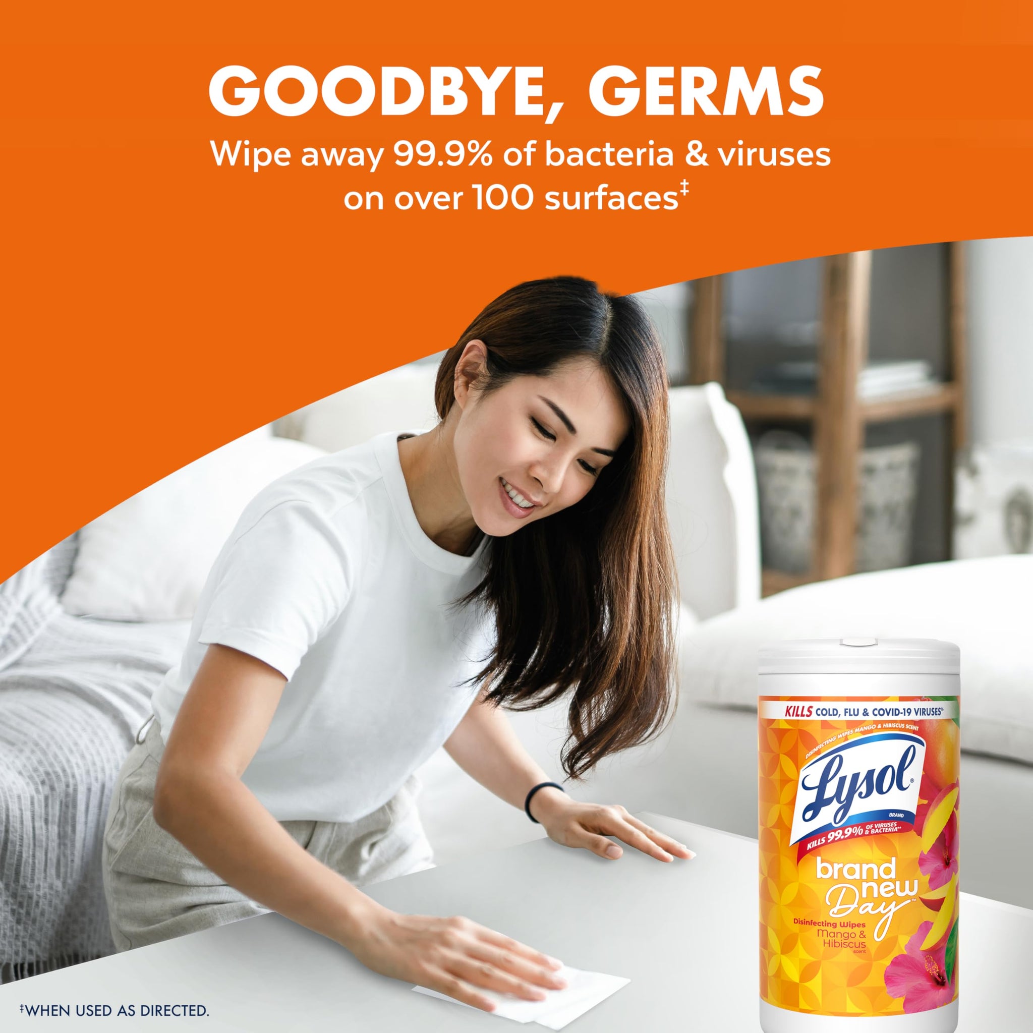 Lysol Disinfecting Wipes Bundle, Home Apartment Dorm Room Essentials and Cleaning Supplies, All Purpose Cleaner, Multi-surface Cleaning & Sanitizing