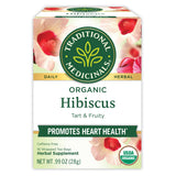 Traditional Medicinals Organic, Hibiscus Tea - Supports Normal Heart Health & Cardiovascular Wellness - Kosher, Non-GMO, Caffeine-Free, Compostable