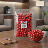 Hot Spicy Sweet Cinnamon Gumballs - 1 lb of Fresh Declious Bright Red Candy Gum Balls
