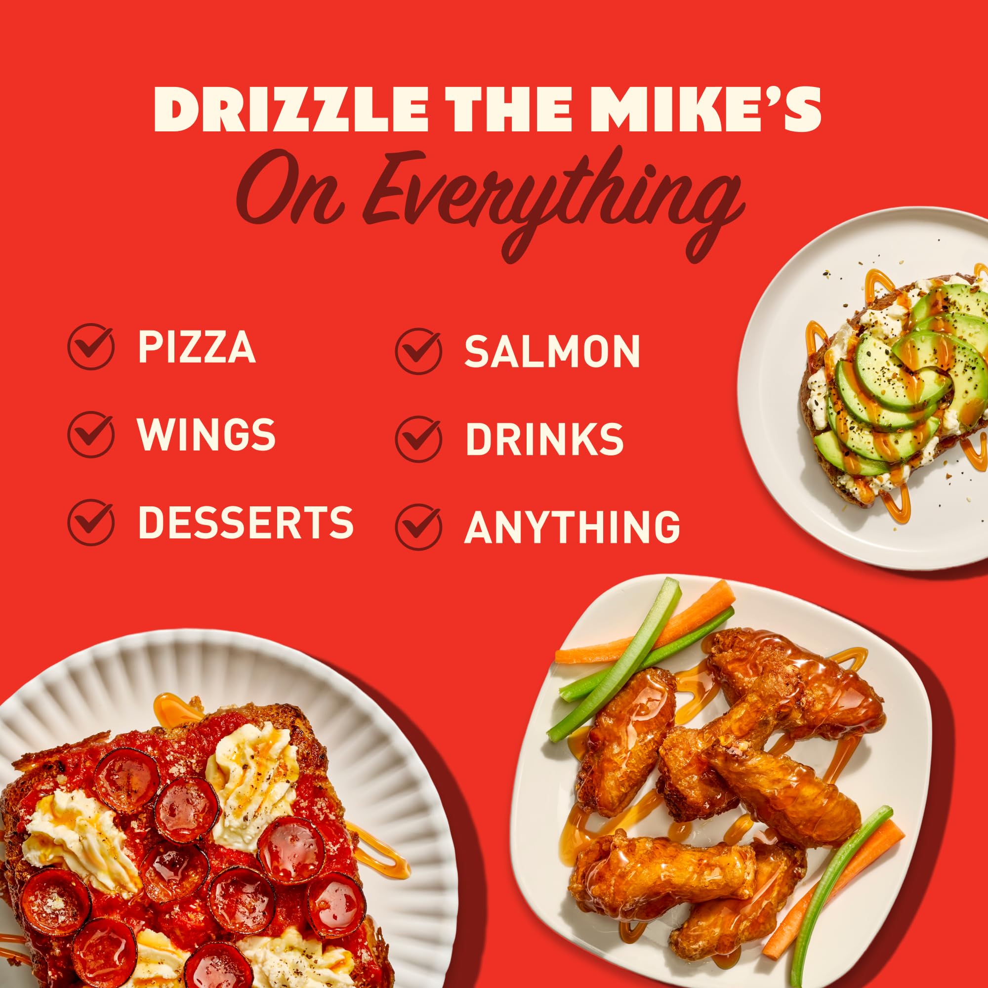 Mike's Hot Honey, Extra Hot, America's #1 Brand of Hot Honey, Spicy Honey Infused with Chili Peppers, Sweet Heat, Perfect for Hot Sauce Lovers (10oz