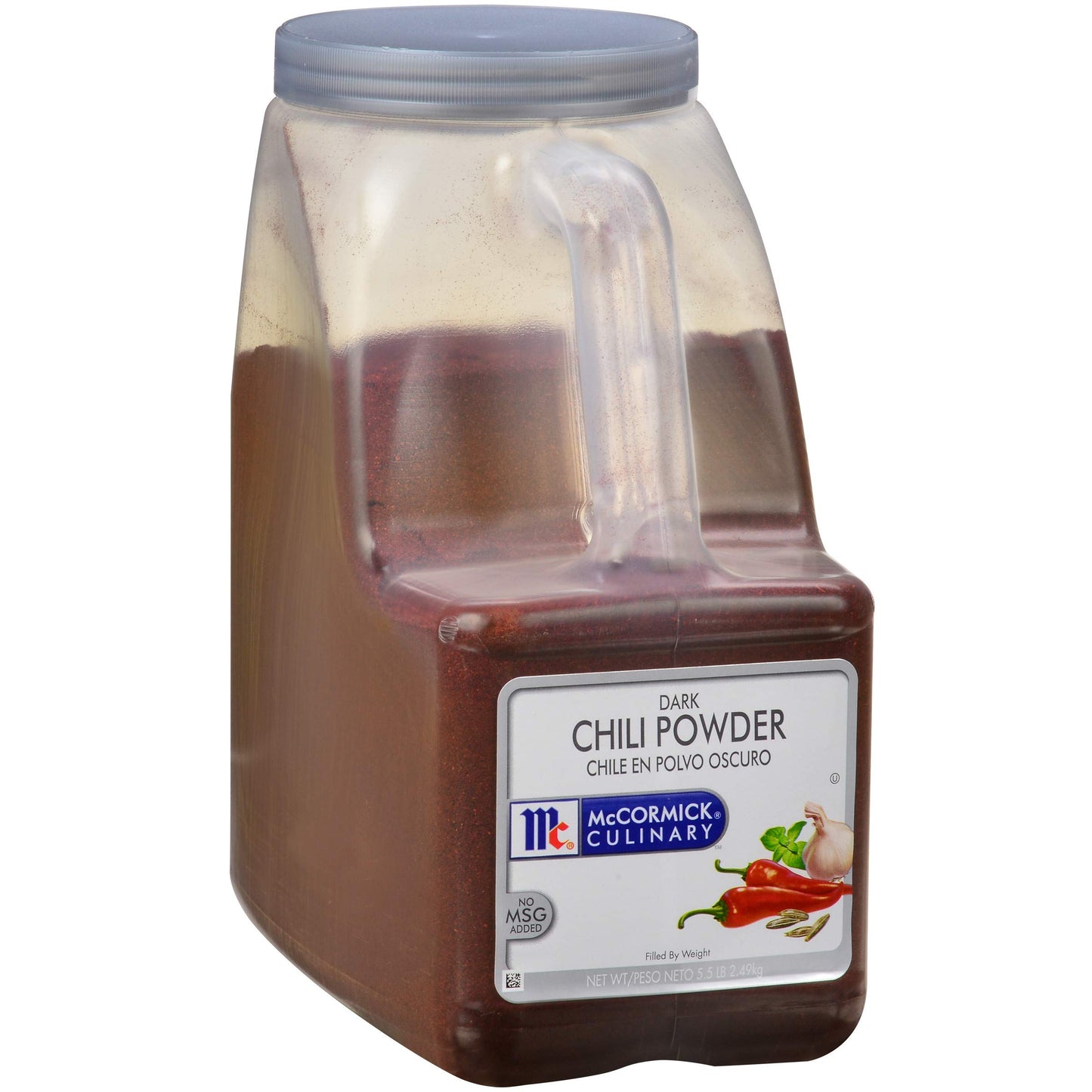 McCormick Culinary Dark Chili Powder, 5.5 lb - One 5.5 Pound Container of Bulk Dark Chili Powder Seasoning for a Sweet, Earthy Flavor, Best on Nachos